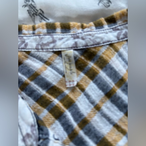 Free people every soft plaid button down shirt - Picture 6 of 7